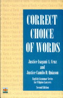 Correct Choice of Words 